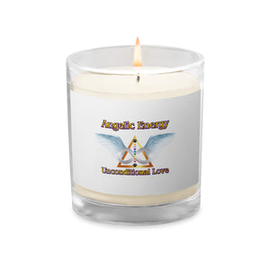 Glass jar soy wax candle - Unconditional Love