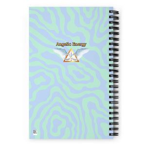 Spiral notebook blue