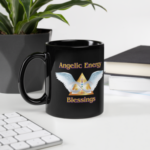 Black Glossy Mug - Blessings