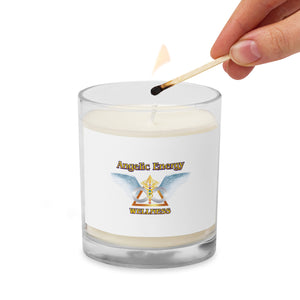 Glass jar soy wax candle - Wellness