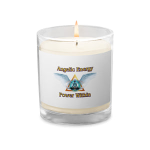 Glass jar soy wax candle - Power Within