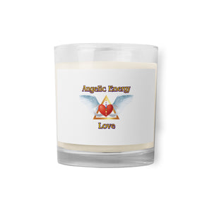 Glass jar soy wax candle - Love