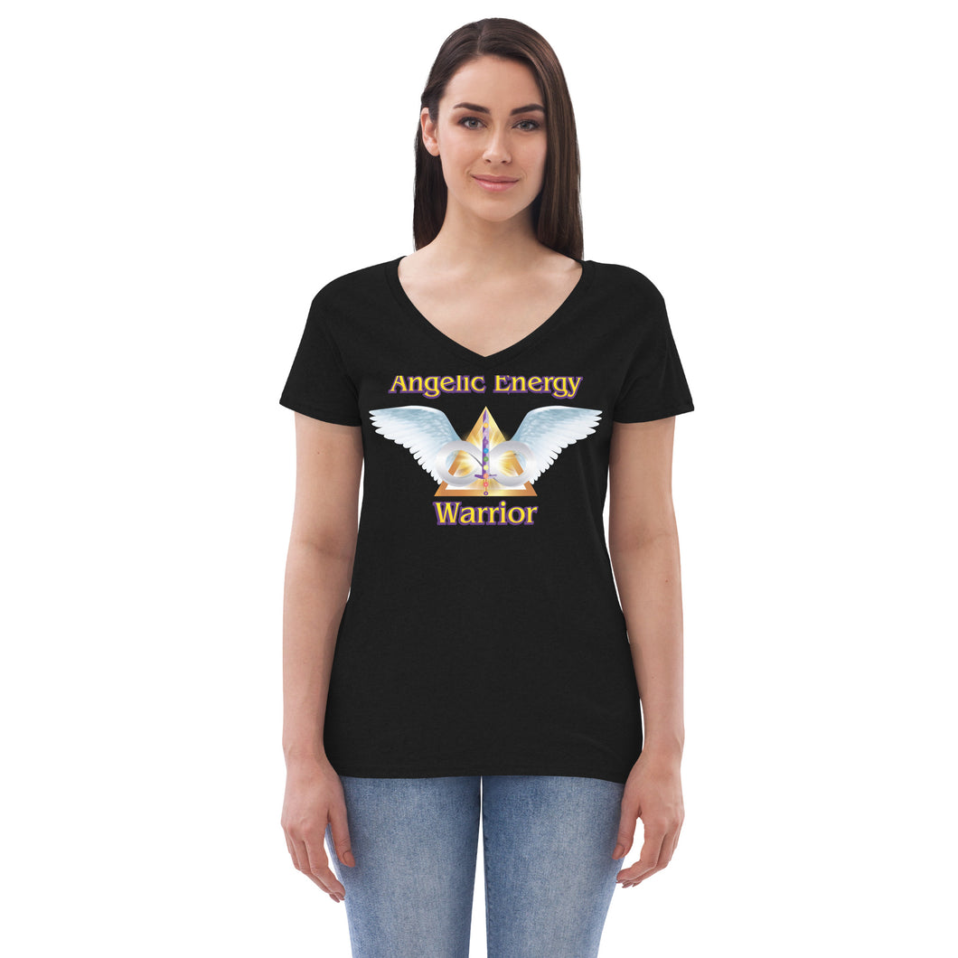 Women’s recycled v-neck t-shirt - Warrior