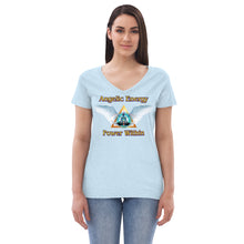 Load image into Gallery viewer, Women’s recycled v-neck t-shirt - Power Within