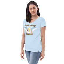Load image into Gallery viewer, Women’s recycled v-neck t-shirt - Wellness
