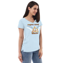 Load image into Gallery viewer, Women’s recycled v-neck t-shirt - Warrior
