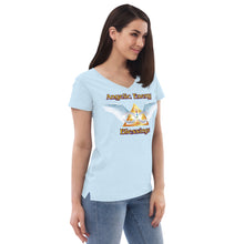 Load image into Gallery viewer, Women’s recycled v-neck t-shirt - Blessings