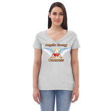 Load image into Gallery viewer, Women’s recycled v-neck t-shirt - Oneness